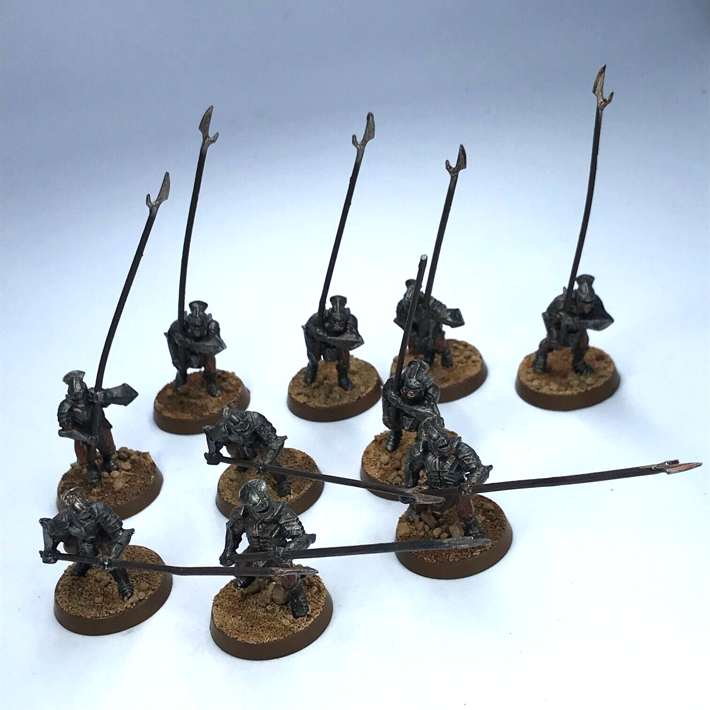 Uruk Hai Pikemen Infantry - LOTR / Warhammer / Lord of the Rings Painted C4584