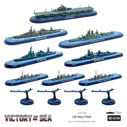 US Navy Starter Fleet - Warlord Games Victory At Sea Bolt Action Miniatures