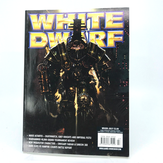 White Dwarf 259 Magazine Games Workshop Warhammer Fantasy 40,000 40K M484