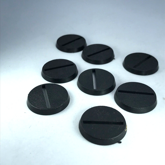 X8 Original GW 2003 25mm Round Bases Slotta - Warhammer 40K / LOTR X7169