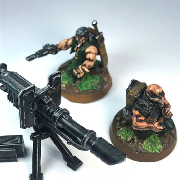 Catachan Lascannon Team Imperial Guard - Painted - Warhammer 40K X1857