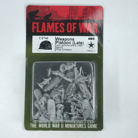 Metal USA Weapons Platoon (late) Blister WW2  - Flames of War C2142