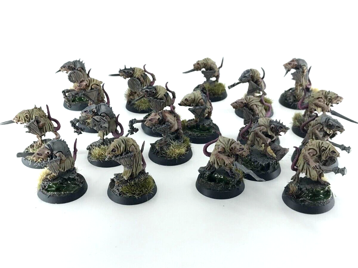 Skaven Clanrats - Warhammer Fantasy Games Workshop Painted C4406