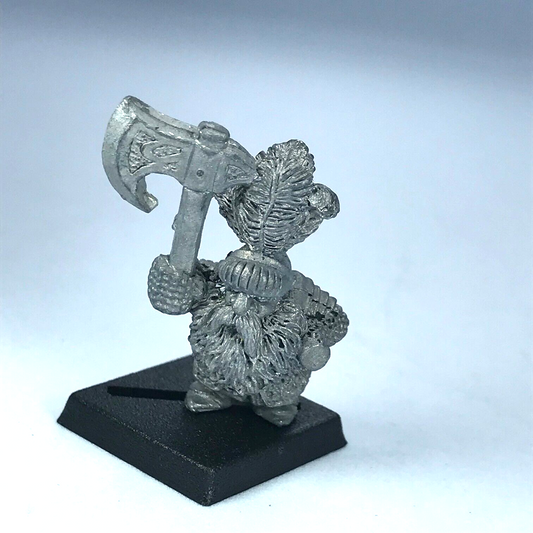 Classic Metal Dwarf Armoured Warrior - Citadel Warhammer Fantasy X772