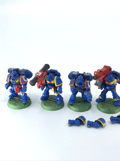 Space Marine Troopers with Heavy Weapons Rogue Trader Warhammer 40K Metal C4408