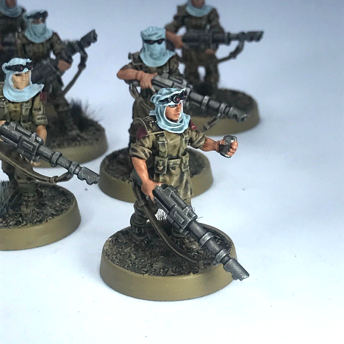 Infantry Squad Ideal for Tallarn Desert Raiders Astra Militarum Painted C3486