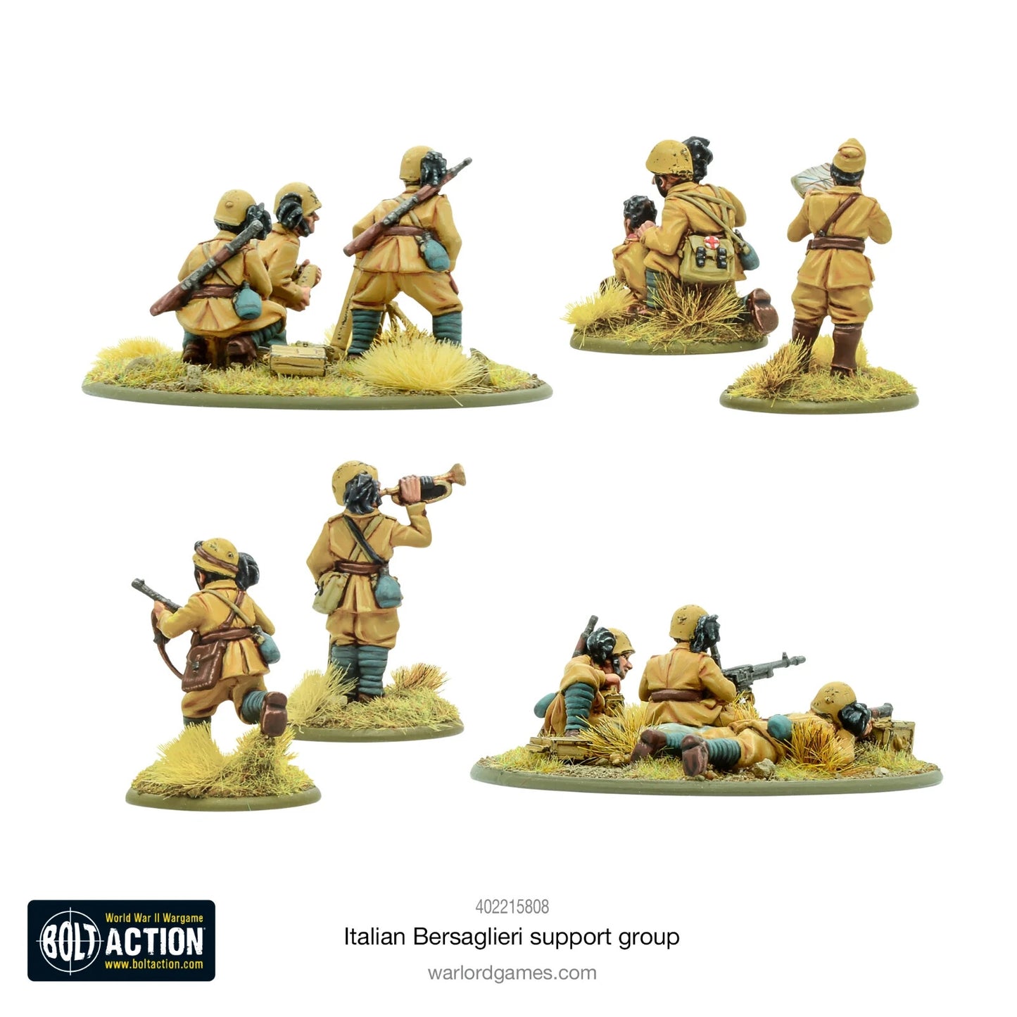 Italian Bersaglieri Support Group - Warlord Games Bolt Action Miniatures