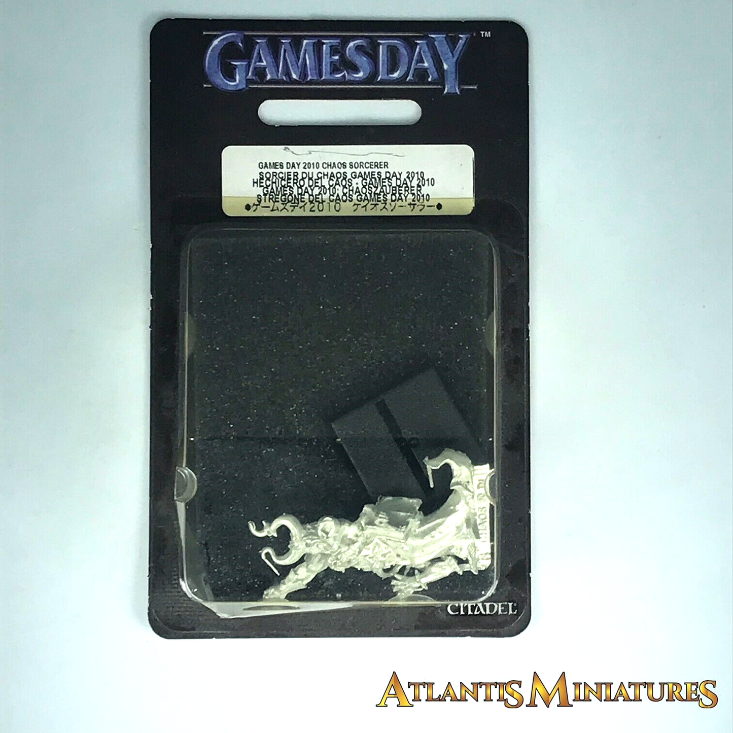 Classic Metal Gamesday 2010 Chaos Sorcerer Blister - Warhammer Fantasy N49