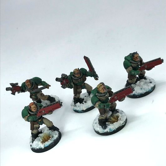 Dark Angels Scout Infantry Squad Space Marines - Warhammer 40K Painted C1963