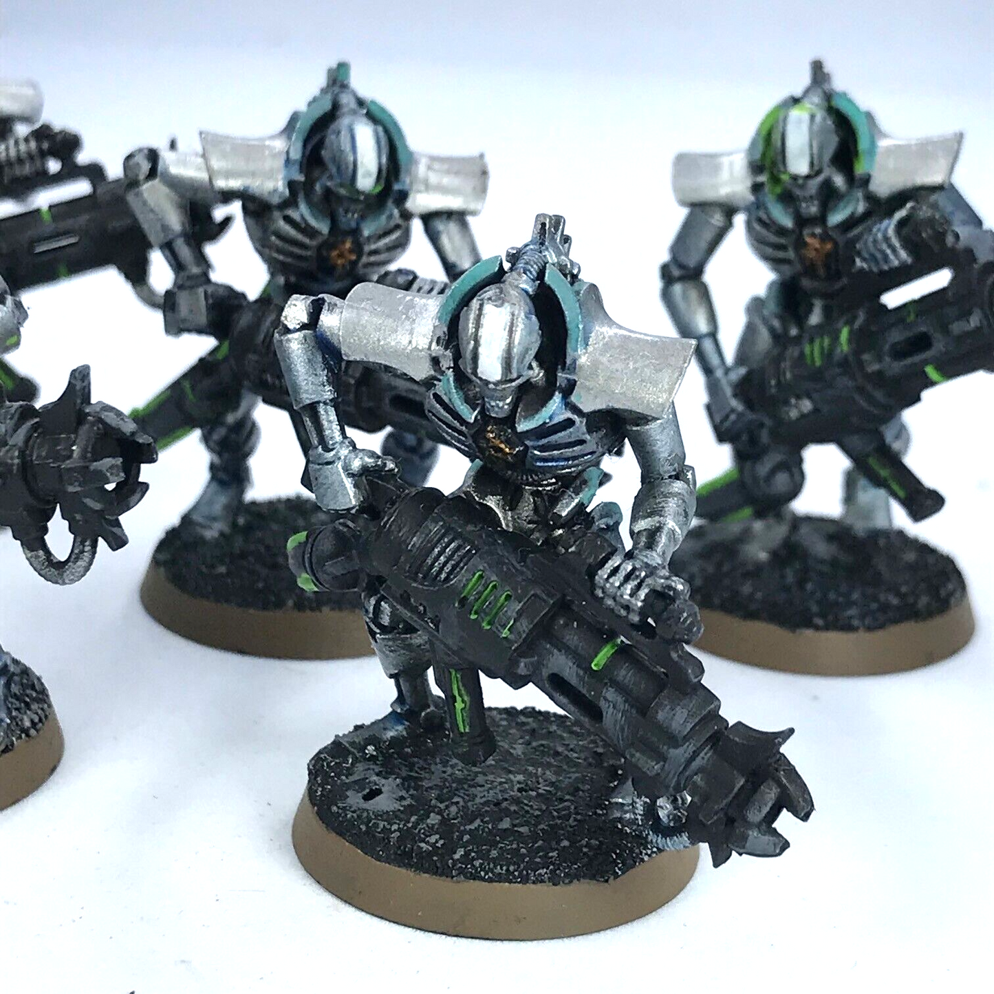 Necron Immortals with Tesla Carbines Necrons - Painted - Warhammer 40K C3808