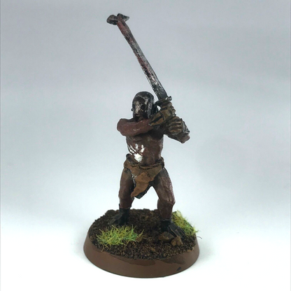 Uruk Hai Beserker - LOTR / Warhammer / Lord of the Rings Painted Metal X5245