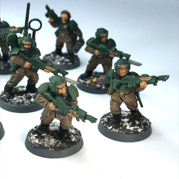 Cadian Infantry Squad Imperial Guard Astra Militarum Painted Warhammer 40K C3467