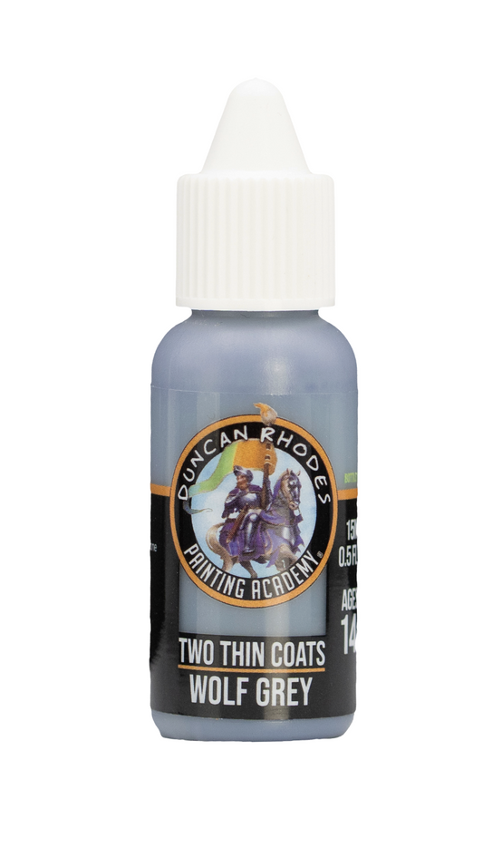 Wolf Grey Two Thin Coats Paints Duncan Rhodes Painting Academy - 15ml