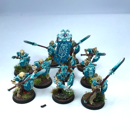 Mortek Guard Ossiarch Bonereapers - Painted - Warhammer Age of Sigmar C3729