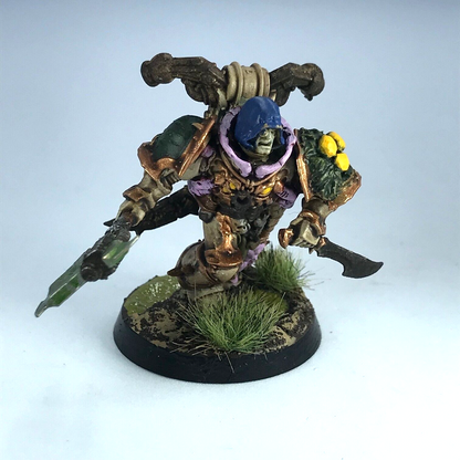 Death Guard Champion Lord Chaos Space Marines - Painted - Warhammer 40K X3040