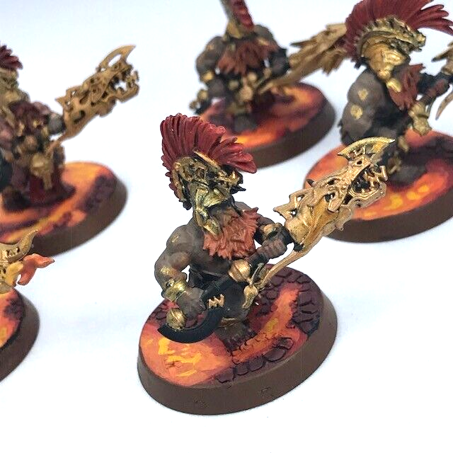 Auric Hearthguard Fyreslayers - Painted - Warhammer Age of Sigmar GW C1046