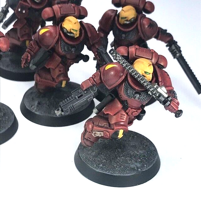 Blood Angels Assault Intercessors Space Marines - Painted - Warhammer 40K C3548