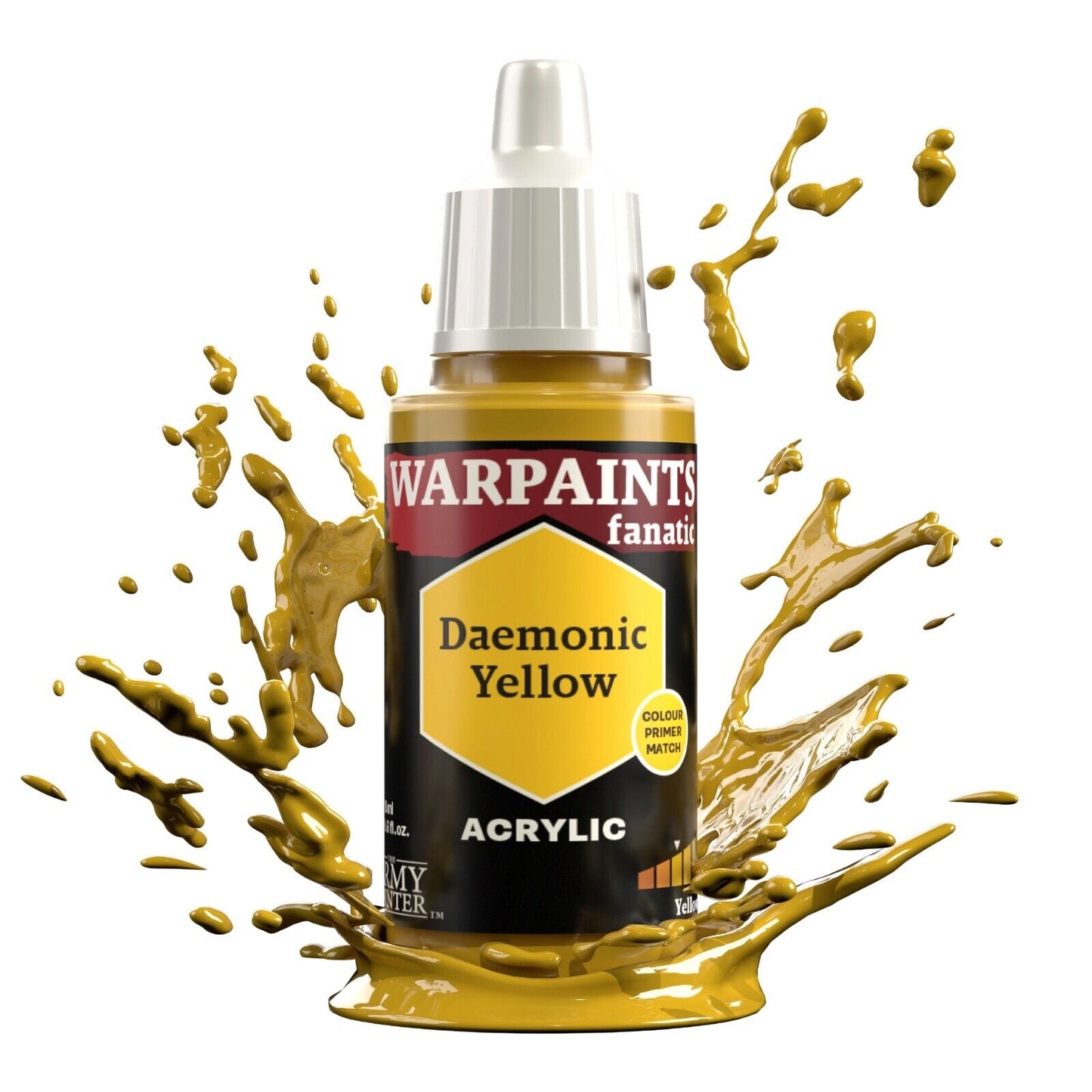 Daemonic Yellow Paint - Warpaints Fanatic 18ml - The Army Painter