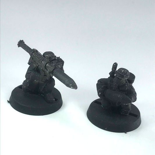 Steel Legion Rocket Launcher Pair Imperial Guard - Warhammer 40K Metal X5520