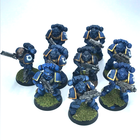 Classic Space Marine Ultramarine Tactical Squad - Painted - Warhammer 40K C3520