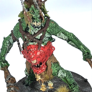 Breaka-boss on Mirebrute Troggoth Orruk Wartribes - Warhammer Age of Sigmar