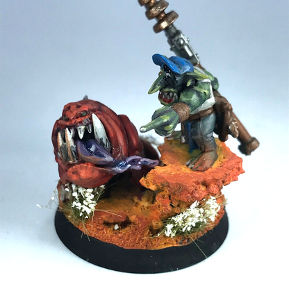 Custom Gretchin Goblin Warboss on Squigg - Space Orks - Warhammer 40K X1944