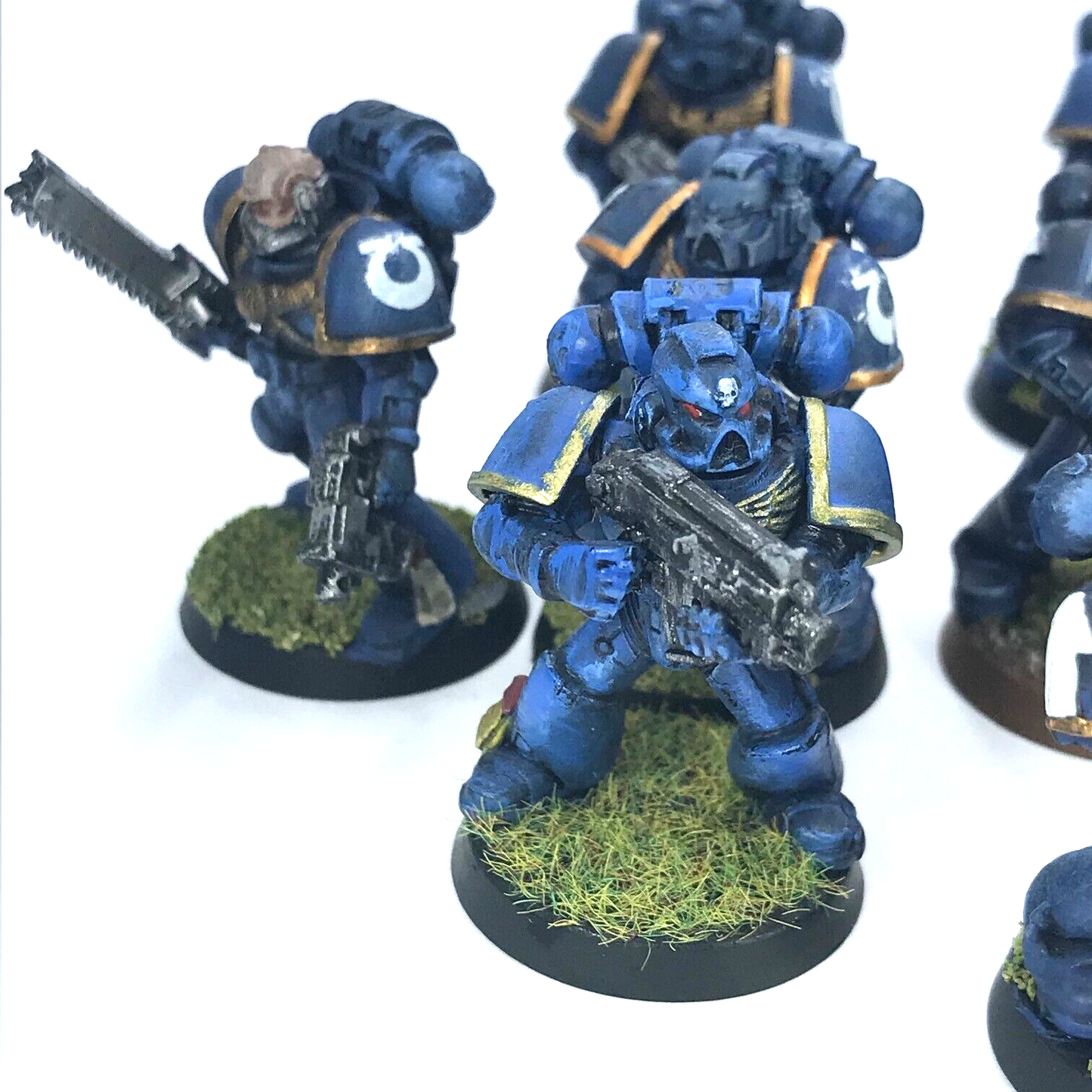 Classic Space Marine Ultramarine Tactical Squad - Painted - Warhammer 40K C3520