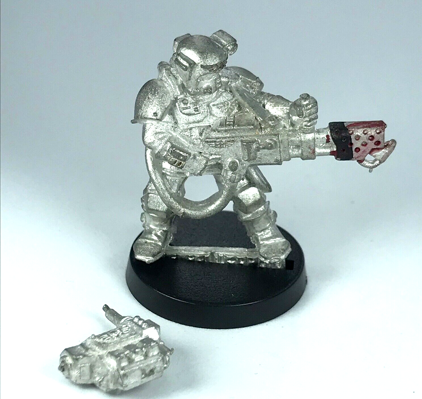 Kasrkin Stormtrooper with Flamethrower Imperial Guard - Warhammer 40K GW X4853