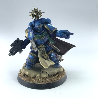 Space Marines Captain Company Heroes Ultramarines - Painted Warhammer 40K X1699