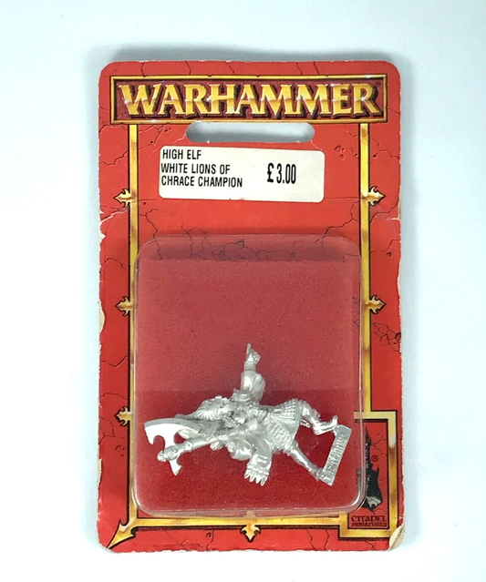 Classic Metal High Elf White Lion Champion Blister - Warhammer Fantasy C1289