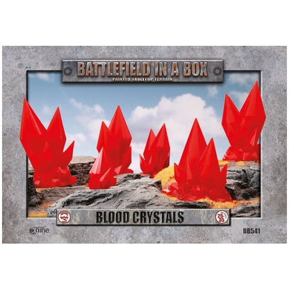 Blood Crystals - Painted 1:56 Scale Terrain - Brand New - Battlefield In A Box