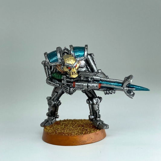 Original Necron Warrior - 1993 - Painted - Warhammer 40K Classic Metal X6421