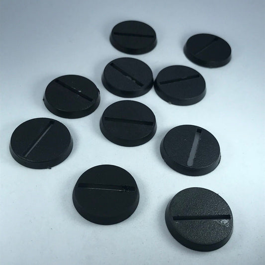 Original GW Dated 1992 25mm Round Bases Slotta - Warhammer Games Workshop X5590