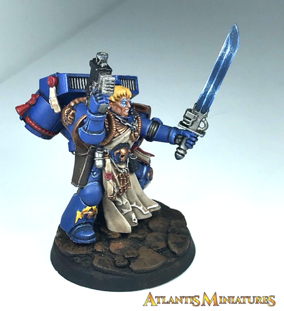 Custom Ultramarine Captain Space Marine - Painted - Warhammer 40K C109