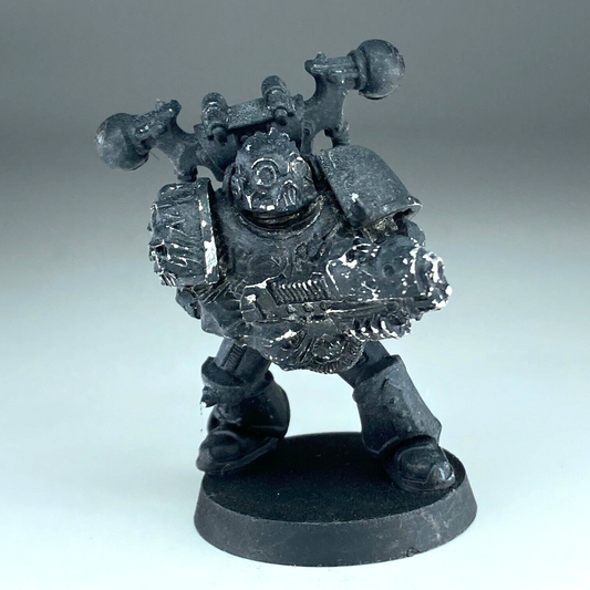 Plague Marine with Plasma Gun Chaos Space Marines - Warhammer 40K Metal X4484