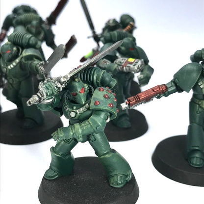 Dark Angels Assault Marine Squad - Painted - Warhammer 30K Horus Heresy C3081