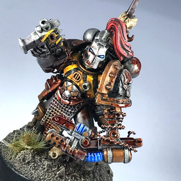 Iron Warriors Captain Commander Space Marines - Painted - Warhammer 40K X11920