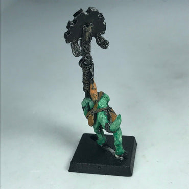 Metal Skink Standard Bearer Command Lizardmen - Warhammer Fantasy X3504