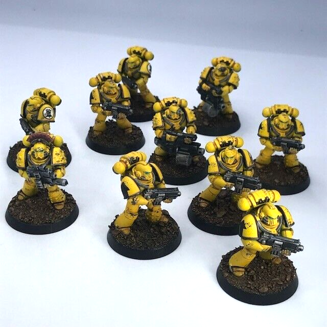 Imperial Fists Tactical Squad - Warhammer 30K Games Workshop Painted C4772