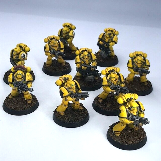 Imperial Fists Tactical Squad - Warhammer 30K Games Workshop Painted C4772