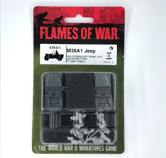 Israel M38A1 Jeep Blister - Unpainted - Flames of War C1553