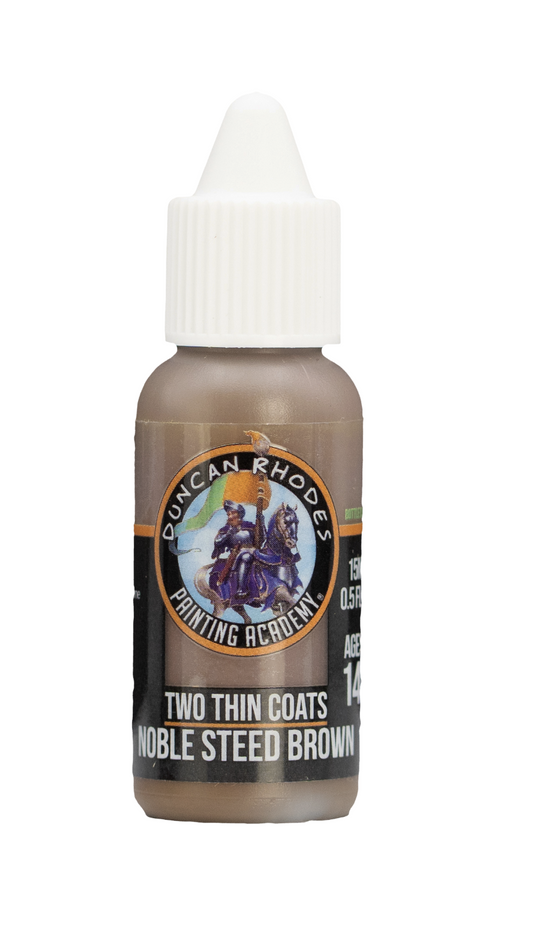 Noble Steed Brown Two Thin Coats Paints Duncan Rhodes Painting Academy - 15ml