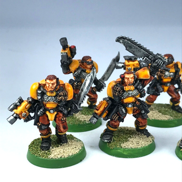 Classic Imperial Fist Scout Section Space Marine - Painted - Warhammer 40K C3441