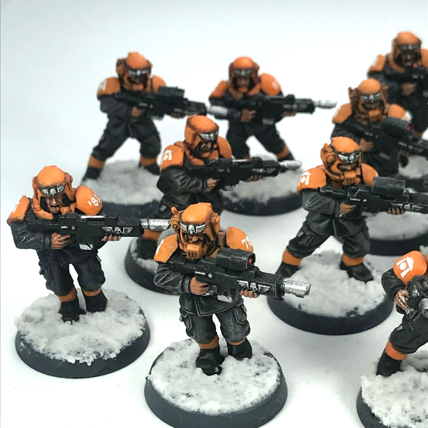 Cadian Guardsmen Squad Imperial Guard - Painted - Warhammer 40K C1326