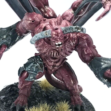 Daemon Prince Chaos Space Marines - Missing Tip of Finger Painted Warhammer 40K