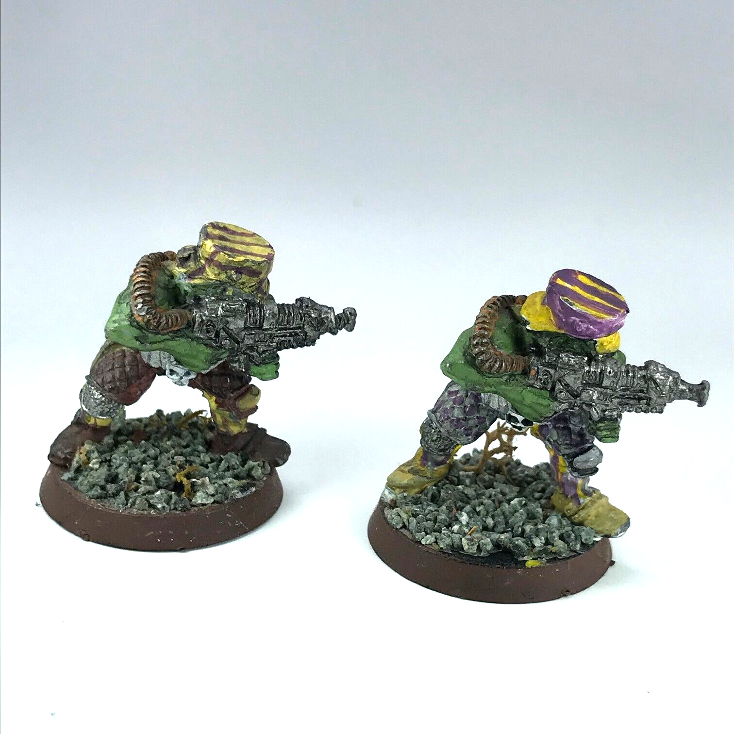 Space ork old flat ed pair rogue trader - warhammer 40k classic metal gw x8821