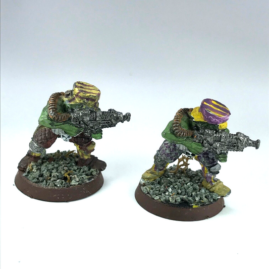 Space Ork Old Flat Ed Pair Rogue Trader - Warhammer 40K Classic Metal GW X8821