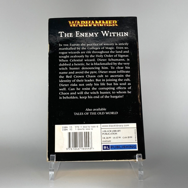 The Enemy Within - Richard Lee Byers - Paperback - Black Library Warhammer M1003
