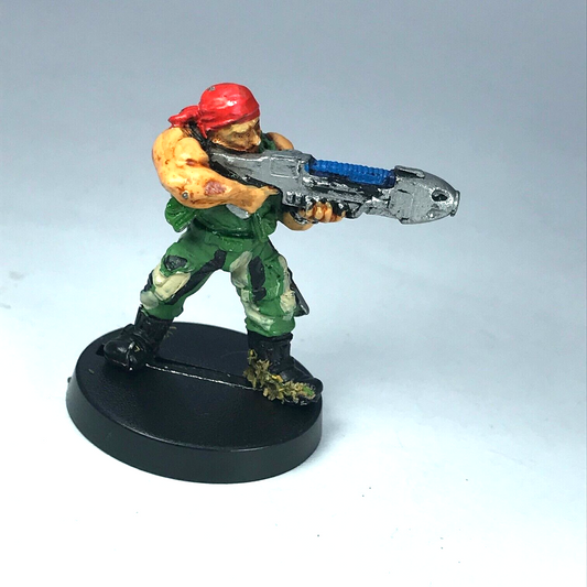 Catachan with Plasma Gun Imperial Guard - Warhammer 40K Classic Metal X625