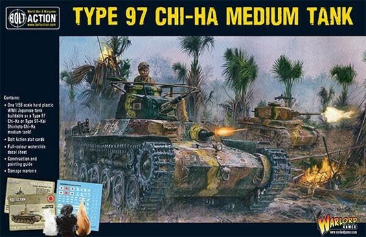 Type 97 Chi-Ha Medium Tank - Warlord Games Bolt Action Miniatures